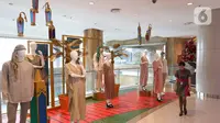 Untuk menarik lebih banyak pengunjung, beberapa mal yang berada di Jakarta menampilkan desain yang memperkental suasana Ramadhan. (Liputan6.com/Herman Zakharia)