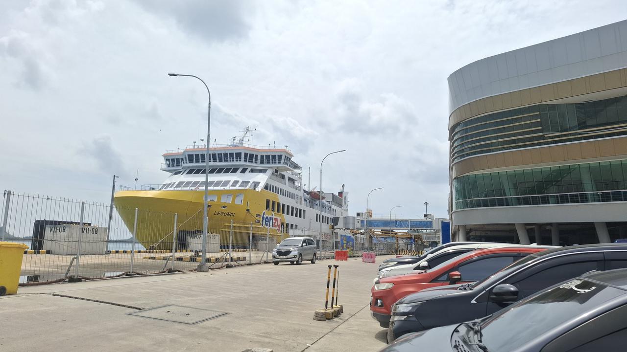 Dermaga Eksekutif Pelabuhan Bakauheni, Lampung Selatan. Foto : (Liputan6.com/Ardi).