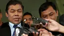 Muhammad Yusuf menjawab pertanyaan wartawan seusai mengadakan pertemuan dengan KPK digedung Komisi Pemberantasan Korupsi, Jakarta, Kamis (23/10/2014) (Liputan6.com/Miftahul Hayat) 