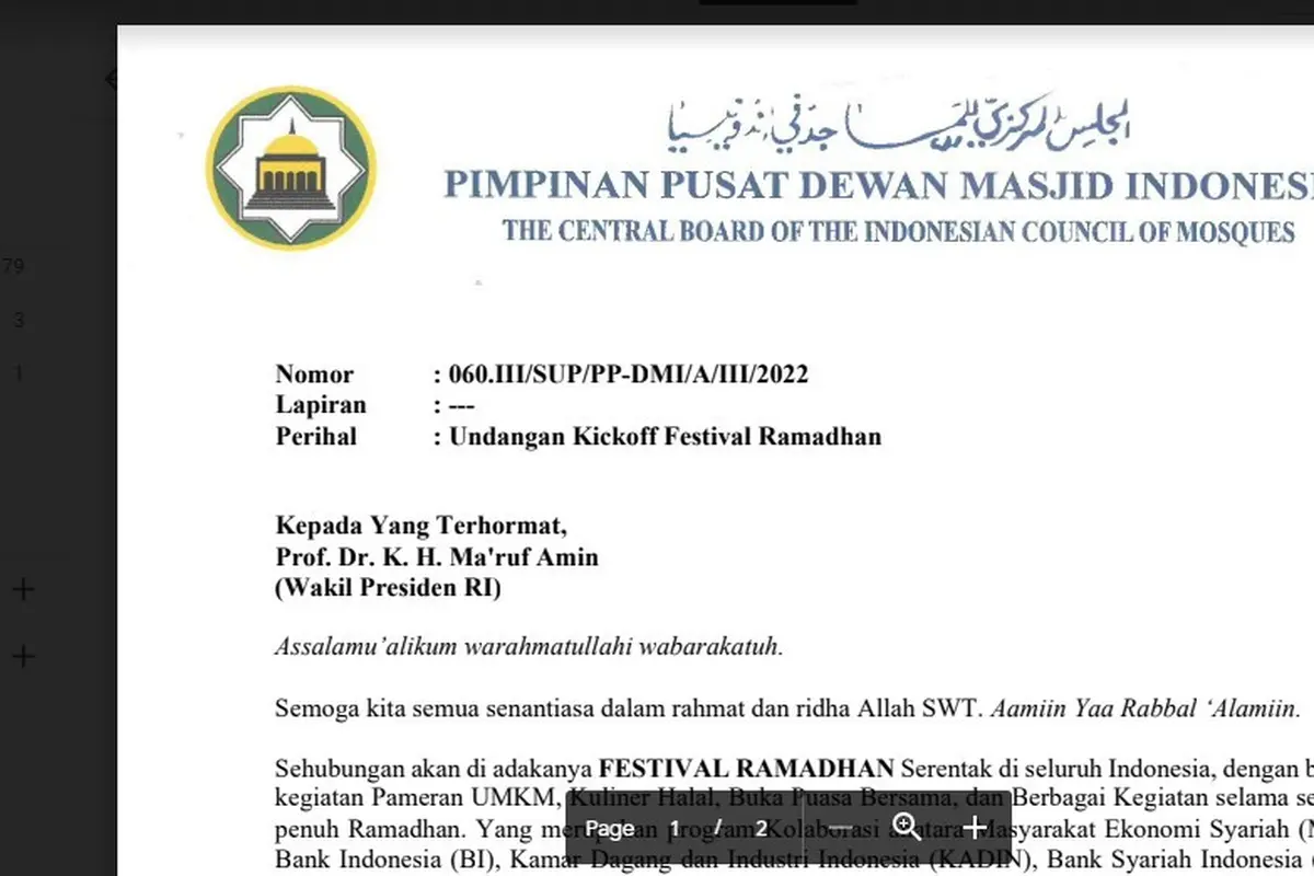 Arief Rosyid dipecat dari DMI karena memalsukan tanda tangan JK