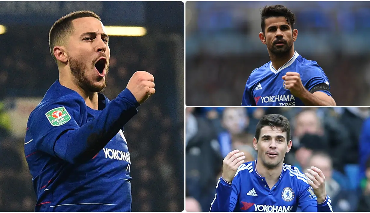 Chelsea menjadi salah satu klub yang banyak berbelanja pemain pada bursa transfer musim panas ini. Selain banyak membeli pemain, Chelsea juga pandai dalam menjual pemainnya. Berikut 5 penjualan termahal Chelsea. (kolase foto AFP)