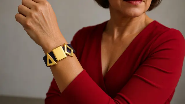 Model Gelang Emas Tali Untuk Ibu-Ibu Arisan Terkini di 2025/Ilustrasi gambar oleh AI