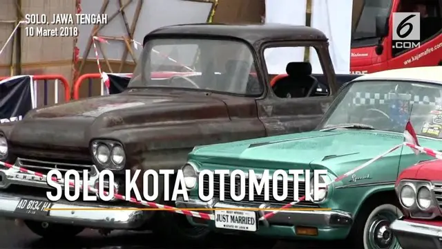 Kota Solo, Jawa Tengah. Sabtu sore, resmi mendeklarasikan diri sebagai Kota Otomotif, julukan tersebut, langsung disematkan oleh Wali Kota Solo FX Hadi Rudyatmo dan didukung 166 komunitas otomotif se-solo raya.