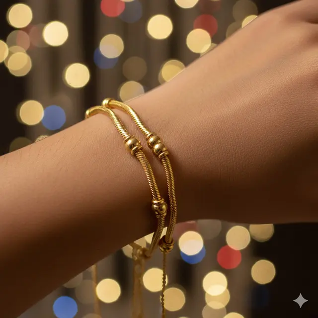 Model Gelang Emas Seri Singapura Tali Ular