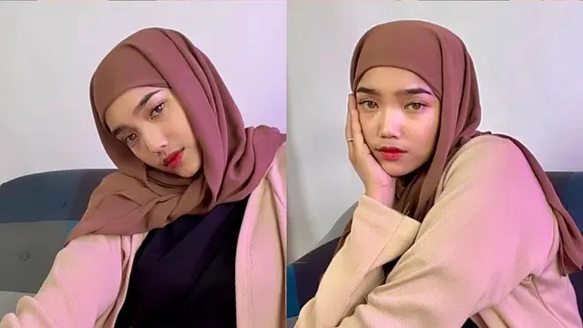 6 Transformasi Fuji saat Pakai Hijab, Masa Kecil Hingga Kini