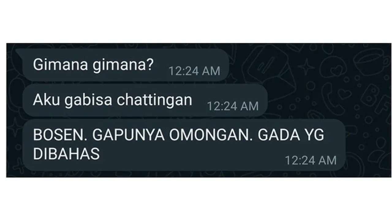 6 Chat Bilang Bosan Pacaran Karena Hubungan Terasa Biasa Saja Ini Bikin Kesal