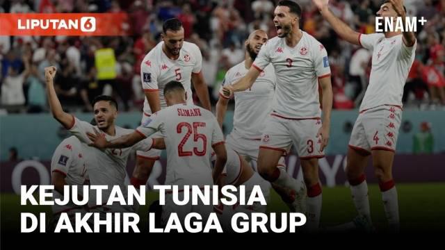 Kejutan dibuat Tunisia di laga terakhir Grup D Piala Dunia 2022. Tunisia mampu mengalahkan juara bertahan Prancis 1-0 pada laga di Education City Stadium, Rabu (30/11) malam WIB.
