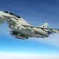 Jet tempur Eurofighter Typhoon bakal hadir di pameran industri pertahanan Indo Defense 2014 di Kemayoran, Jakarta Pusat (Dokumentasi Eurofighter)