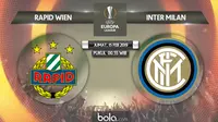 Liga Europa: Rapid Wien Vs Inter Milan (Bola.com/Adreanus Titus)