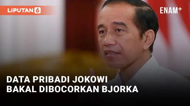 Bjorka Incar Data Pribadi Jokowi