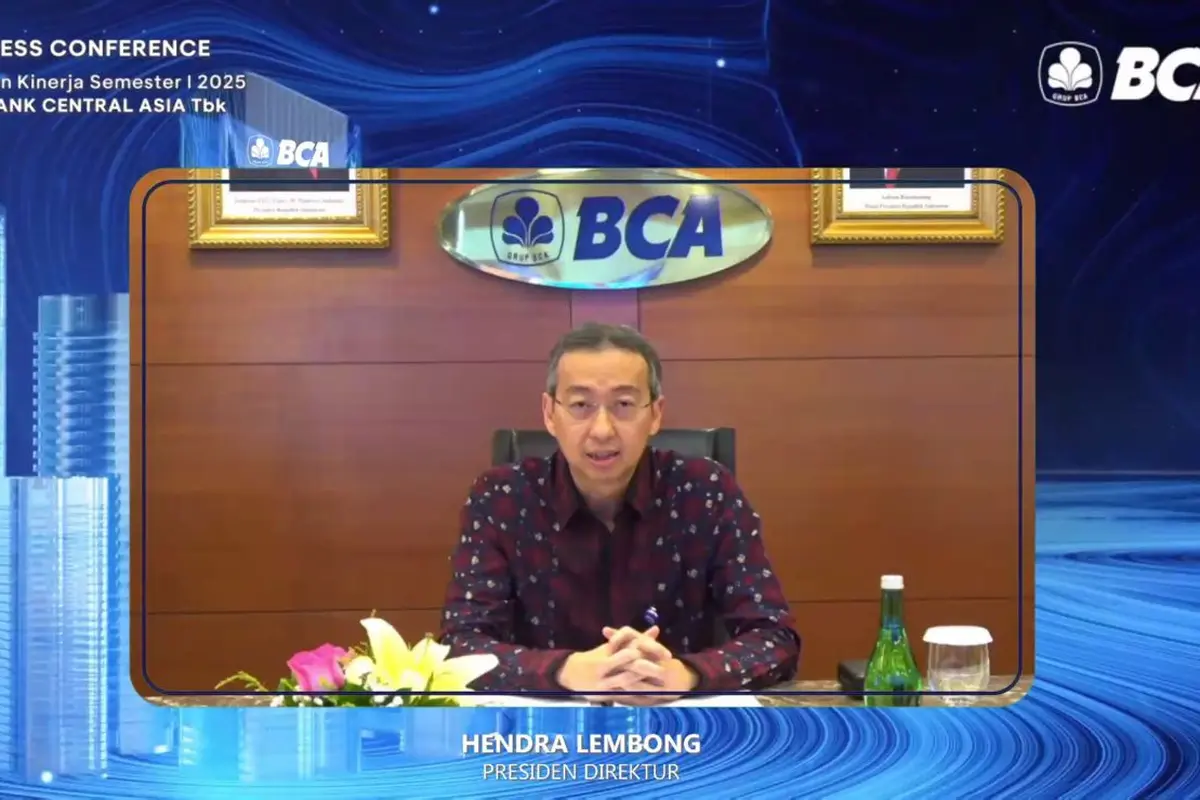 Presiden Direktur PT Bank Central Asia Tbk (BCA), Hendra Lembong. (Foto: tangkapan layar/Tira Santia)