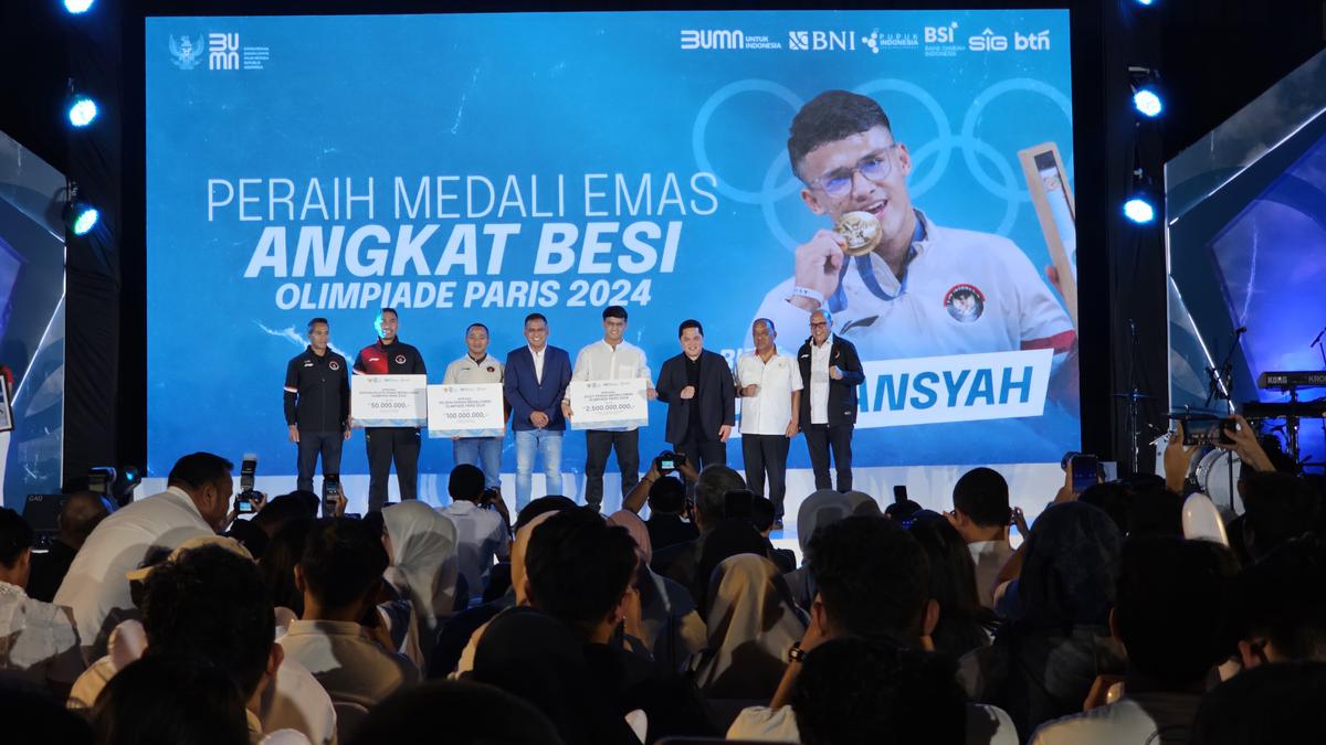 Bonus Terus Mengalir untuk Peraih Medali Olimpiade 2024, BUMN Kasih Rp 6 Miliar Berita Viral Hari Ini Kamis 19 September 2024