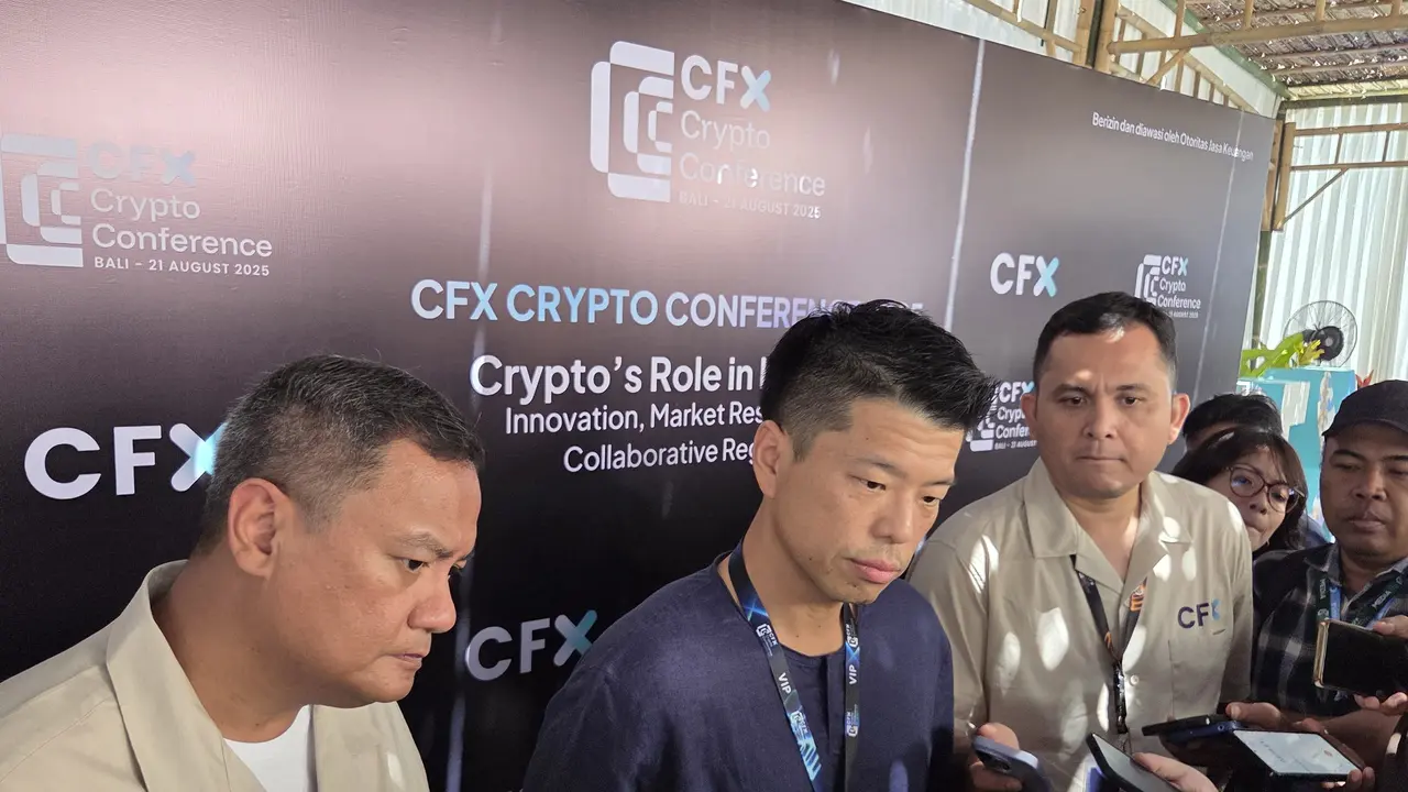 Salah satu pemegang saham PT Indokripto Koin Semesta Tbk (COIN), Andrew Hidayat. (Foto: Liputan6.com/Gagas YP)
