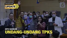 DPR setuju Rancangan Undang-Undang Tindak Pidana Kekerasan Seksual atau RUU TPKS menjadi undang-undang pada rapat paripurna di Gedung Parlemen, Senayan, Jakarta, Selasa 12 April 2022.