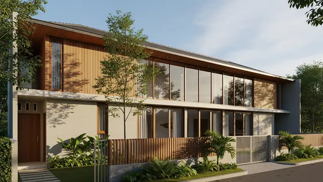 rumah kecil 4 bilik/Rumah 4 Bilik Sederhana Linear