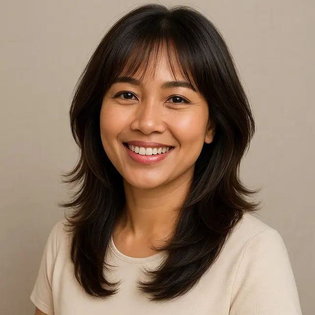 Model Potongan Rambut Layer untuk Ibu-ibu Yang Bikin Awet Muda dan Cocok di Segala Bentuk Wajah/ Ilustrasi gambar AI