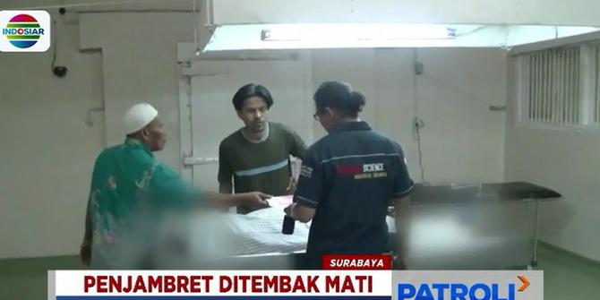 Tak Segan Lukai Korban, Pelaku Jambret Sadis di Surabaya Tewas Ditembak