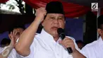 Ketua Umum Prabowo Subianto memperingati Hari Kemerdekaan ke-72 Republik Indonesia di Universitas Bung Karno, Jakarta.
