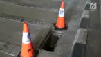 Untuk ketiga kalinya,penutup gorong-gorong di underpass Mampang hilang.