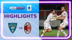 Berita video highlights Liga Italia, AC Milan ditahan imbang Lecce 2-2, Sabtu (14/1/23)