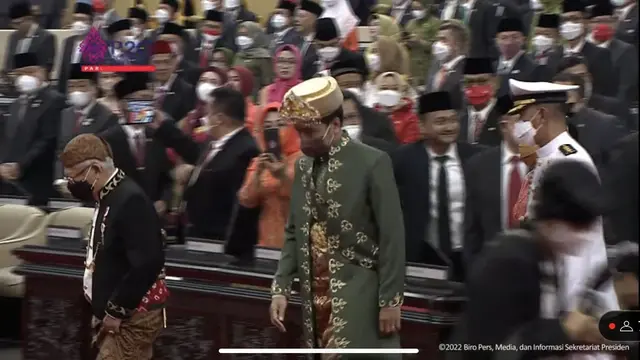 Tampilan Wapres Ma'ruf Amin