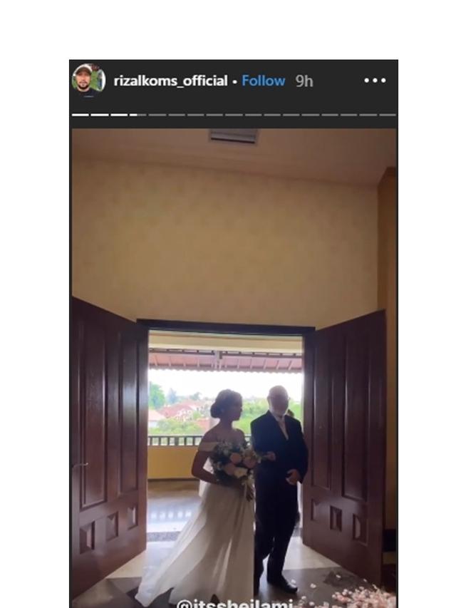 Sah, Ini 7 Potret Pernikahan Sheila Marcia yang Dilakukan Secara Tertutup