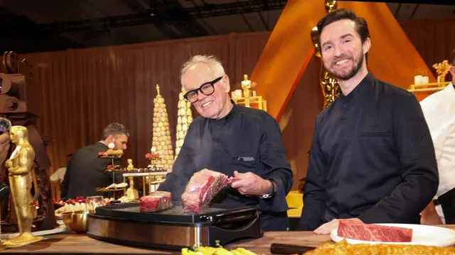Menu Mewah Oscar 2026, dari Steak Tomahawk hingga Patung Cokelat Emas