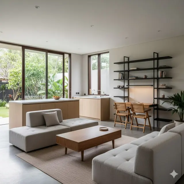 Gambar Desain Rumah Ala Japandi Tren 2025