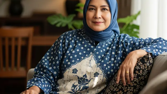 Gamis Santai Ibu Rumah Tangga 50 Tahun