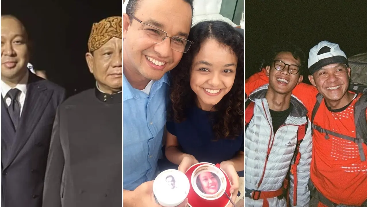 Kedekatan Capres Cawapres 2024 dan Anak