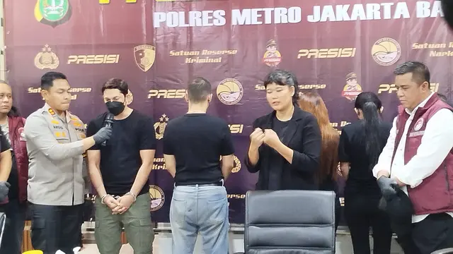 Polisi sebut Andrew Andika pesta narkoba usai nonton konser. (Ady Anugrahadi).