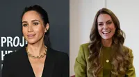Meghan Markle dan Kate Middleton. (dok. Evan Agostini/Invision/AP dan Kirsty Wigglesworth / POOL / AFP)