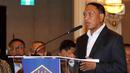 Wakil Ketua Umum PSSI ll Zainudin Amali memberikan pidatonya saat Kongres Luar Biasa Persatuan Sepak Bola Seluruh Indonesia (KLB PSSI) 2023 di Jakarta, Kamis (16/2/2023). Zainudin Amali yang juga menjabat sebagai Menteri Pemuda dan Olahraga (Menpora) akan mendampingi Ketua Umum PSSI periode 2023-2027 Erick Thohir. (Liputan6.com/Herman Zakharia)