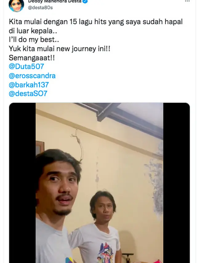 Ajak Sheila on 7 Latihan, Desta Siap Gantikan Brian sebagai Drummer?