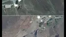 Serangan terbaru Israel diklaim menargetkan tempat penyimpanan rudal dan infrastruktur peluncuran rudal Teheran. (Foto oleh Citra satelit ©2025 Maxar Technologies/AFP)