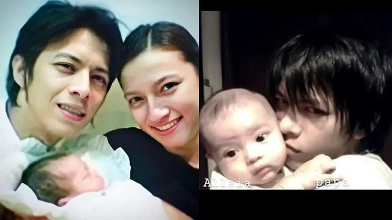 5 Foto Jadul Ariel Noah Bersama Alleia Saat Masih Balita