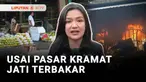 Situasi terkini pascakebakaran Pasar Induk Kramat Jati, Jakarta Timur, akan dilaporkan langsung Auriga Agustina dan Juru Kamera Ahmad Teguh.