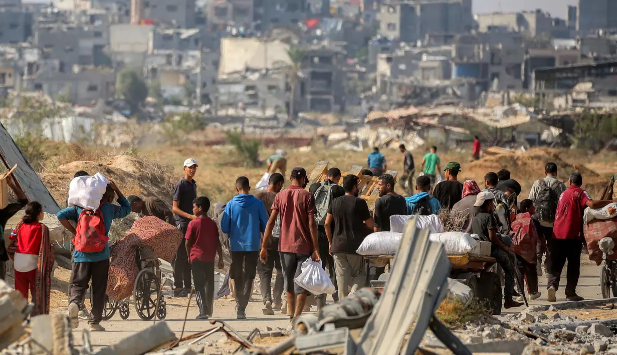Serangan ini terjadi di tengah wacana perundingan untuk mengakhiri perang di Gaza. (Eyad BABA/AFP)