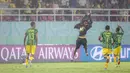 <p>Selebrasi kemenangan para pemain Timnas Mali U-17 setelah mengalahkan Timnas Argentina U-17 dengan sor 3-0 pada laga perebutan tempat ketiga Piala Dunia U-17 2023 di Stadion Manahan, Solo, Jumat (1/12/2023). (Bola.com/Bagaskara Lazuardi)</p>