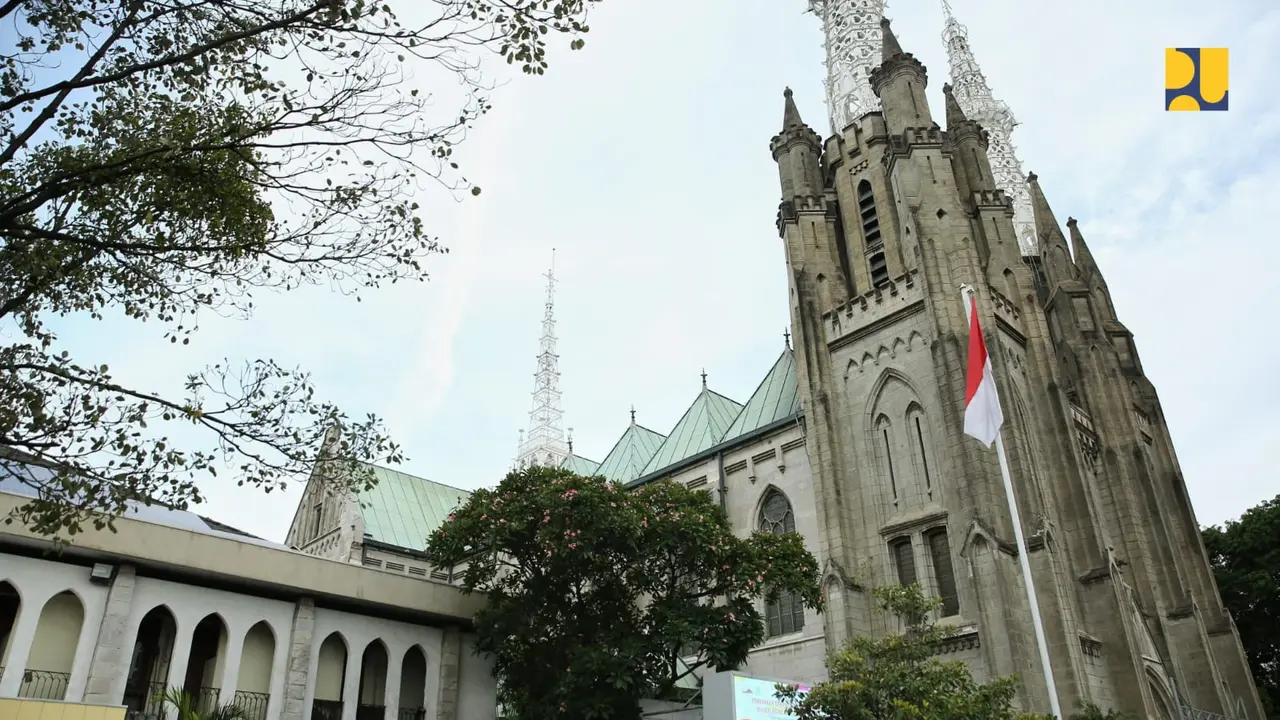 Presiden Prabowo Subianto meresmikan Terowongan Silaturahim Masjid Istiqlal-Gereja Katedral di Jakarta Pusat, Kamis (12/12/2024). (Dok Kementerian PU)