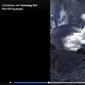 Seorang warga dengan akun Ikomang Giri di Facebook mengunggah video kawah Gunung Agung, pada Rabu, 13 Desember 2017. (Screenshot: Istimewa/Facebook/akun Ikomang Giri)