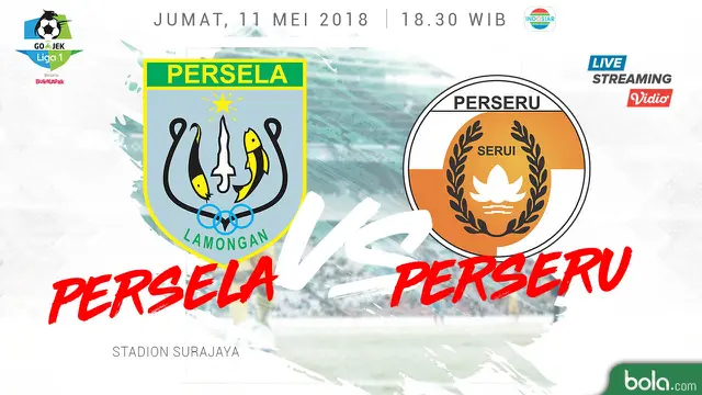Persela Lamongan Vs Perseru Serui