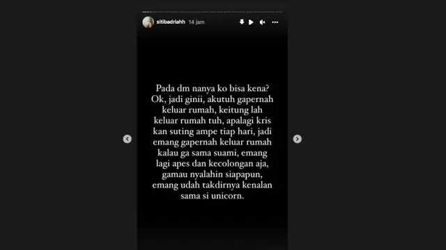 Di tengah kehamilannya, Siti Badriah mengumumkan bahwa dirinya positif Omicron (Sumber: Instagram/sitibadriahh)