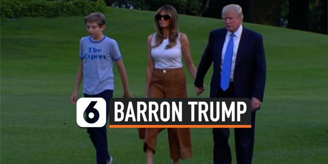 VIDEO: Barron Trump, Putra Presiden AS Sempat Positif Covid-19