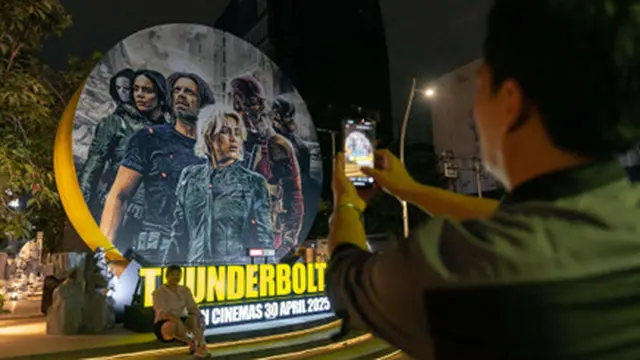 Aktivitas untuk penggemar film Thunderbolts di Indonesia. (dok. Disney)