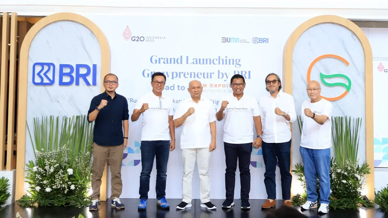 Berdayakan UMKM, BRI dan SMESCO Indonesia Berkolaborasi Hadirkan Growpreneur