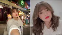 Gaya Nathalie Holscher dengan rambut berponi. (Sumber: Instagram/nathalieholscher)