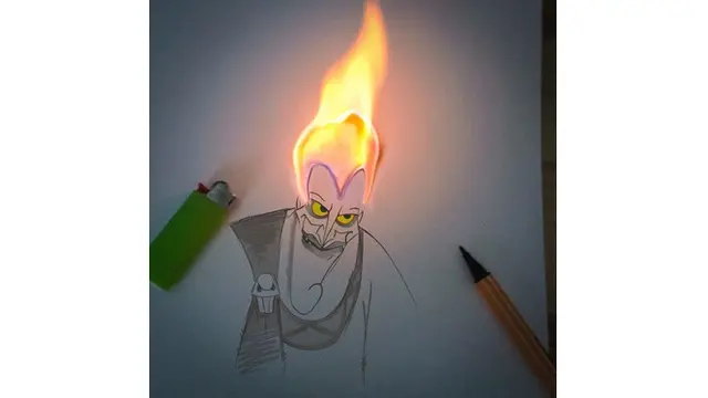 Pria Ini Bikin Ilusi Optik Padukan Gambar Pensil dengan Realita, 6 Hasilnya Bikin Takjub
