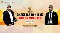 Prakiraan Susunan Pemain Shakhtar Donetsk vs Bayern Muenchen