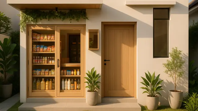 Model Warung Sembako Kekinian di Rumah